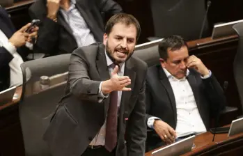 El representante Andrés Forero es una de las figuras más representativas del Centro Democrático en el Legislativo. Foto: Colprensa