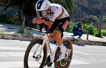 El ciclista belga Remco Evenepoel busca su tercera victoria en la ronda que se corre en Portugal. Fue campeón en las ediciones de 2020 y 2022. FOTO: TOMADA DEL INSTAGRAM DE @voltalgarve