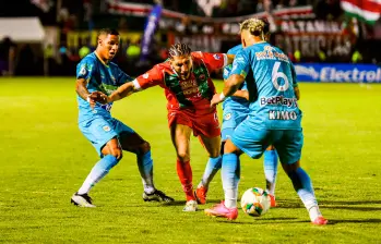 Patriotas y Jaguares no se sacaron ventaja en el juego de ida de la final del Torneo BetPlay 2025-1. FOTO: Colprensa