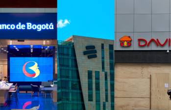 Banco de Bogotá, Bancolombia y Davivienda marcaron los tres negocios protagonistas del año en el mundo financiero. FOTOS EL COLOMBIANO Y COLPRENSA. 