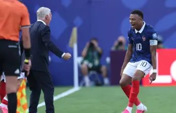 Didier Deschamps dirigirá su último partido como seleccionador de Francia, quien tiene como capitán al delantero Kylian Mbappé. Foto: Xinhua