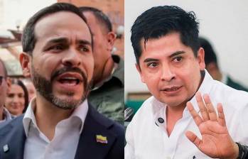 El candidato presidencial Abelardo de la Espriella negó que exista un plan de privatizaciones en su campaña, luego de los cuestionamientos realizados por el senador Ariel Ávila sobre un supuesto documento que propone reducir el tamaño del Estado. FOTO COLPRENSA