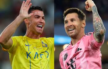Cristiano Ronaldo y Lionel Messi. FOTO GETTY. 