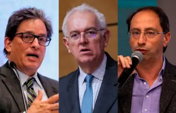 Alberto Carrasquilla, José Antonio Ocampo, José Manuel Restrepo. FOTOS EL COLOMBIANO Y COLPRENSA. 