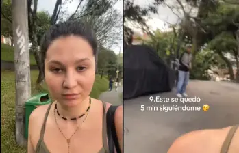 Los episodios ocurrieron entre las comunas Robledo y Picacho mientras la francesa caminaba. Imagen: captura de video, redes sociales. 