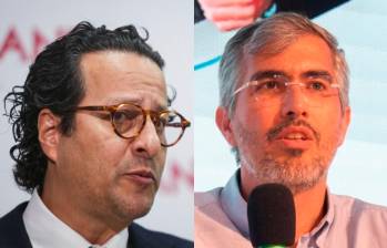 Ricardo Valencia, exdirector del Dane; Juan Manuel Alvarado, director del Dane. FOTO COLPRENSA Y REDES SOCIALES