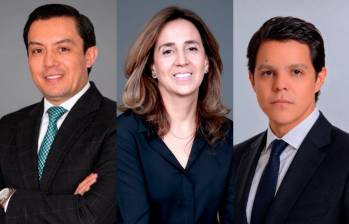De izquierda a derecha: Camilo Rojas, Mónica Jiménez y Mauricio Gutiérrez. FOTO CORTESÍA.