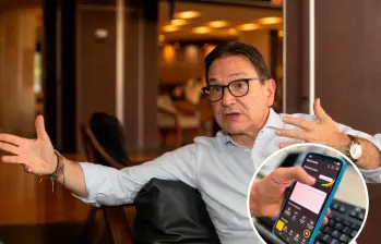 Juan Carlos Mora, presidente de Bancolombia. FOTO Esneyder Gutiérrez. 