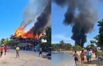 Incendio en Rincón del Mar, Sucre, dejó 10 cabañas destruidas y millonarias pérdidas