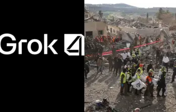 Imagen de la escuela primaria en Minab, al sur de Irán, tras el bombardeo del 28 de febrero, cuya autenticidad fue confirmada mediante geolocalización por medios internacionales. FOTO AFP. 