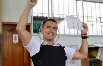 Daniel Noboa, presidente de Ecuador. FOTO: Colprensa.