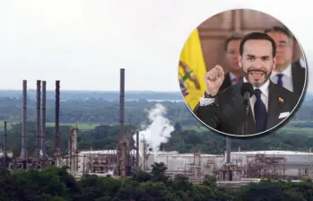 El presidente Abelardo de la Espriella denunció el robo de miles de barriles de productos del petróleo refinados (gasolina, diésel, nafta). Fotos: Colprensa