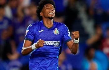 Johan Mojica brilló en su estreno con Getafe y puso un pie en la fase de liga de la Conference. FOTO: PÁGINA OFICIAL DEL GETAFE
