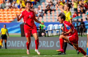 La Selección de Corea del Norte es potencia en el fútbol femenino sub-20 a nivel mundial. FOTO: JUAN ANTONIO SÁNCHEZ 