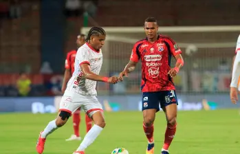 Diego Moreno hace parte de la nómina titular que Alejandro Restrepo decidió para enfrentar a América en el Atanasio Girardot. FOTO: Camilo Suárez