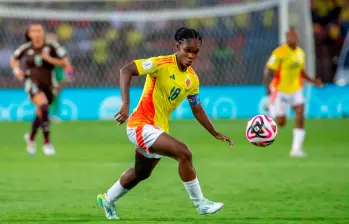 La delantera Linda Caicedo lidera la ofensiva de Colombia para el duelo ante Bolivia por la tercera fecha de la Liga de Naciones. FOTO JUAN ANTONIO SÁNCHEZ 