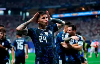 Enzo Fernández suma dos goles en el Mundial de Norteamérica. FOTO: AFP