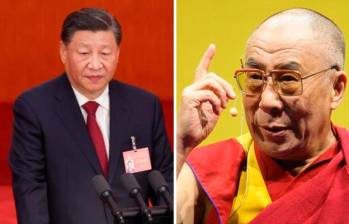 Xi Jinping, el presidente de China, y el dalái lama, líder espiritual del Tíbet, representan posiciones contrarias sobre el presente y el futuro del Tíbet. Fotos: Getty.