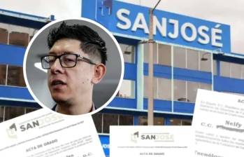 El ministro Daniel Rojas anunció la formulación de pliego sancionatorio contra la Fundación San José. FOTOS: Colprensa y redes sociales