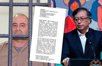 La carta que alias Otoniel le mandó al presidente Gustavo Petro se conoció después de que se confirmó su condena de 45 años de cárcel en Estados Unidos por narcotráfico. FOTO: COLPRENSA