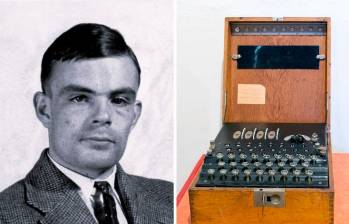 Alan Turing ayudó a descifrar el código de la famosa Máquina Enigma, un aparato nazi para codificar sus mensajes militares. Fotos: Cortesía.