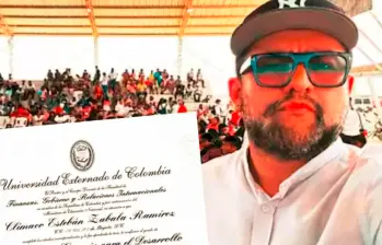Clímaco Esteban Zabala Ramírez fue viceministro de la Creatividad y la Economía del Ministerio de Cultura hasta junio de 2023. FOTOS: Cortesía 
