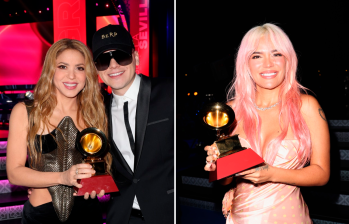 Shakira con dos premios y Karol G con dos, las colombianas más ganadoras en los Latin Grammy. FOTO Getty