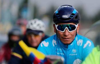 El ciclista colombiano Nairo Quintana ganador del Giro de Italia y la Vuelta a España, estaría cerca de regresar a las competencias y lo haría con Movistar. FOTO COLPRENSA 