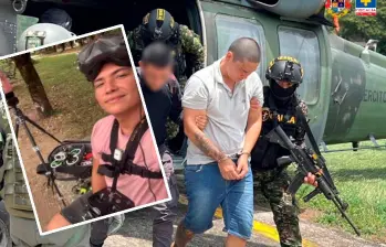 Deinner Fabián Alvarado Zalazar fue capturado en una operación militar en Saravena, Arauca. FOTOS: CORTESÍA DE FISCALÍA.