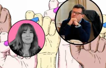 La periodista María Jimena Duzán es una de las más de 40 firmantes del comunicado que denuncia presuntas acciones para silenciar a mujeres que acusan a Hollman Morris. FOTO: Istock, Colprensa, María Jimena Duzán vía X.