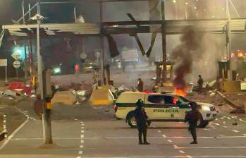 El ELN provocó cinco atentados con explosivos entre la noche del miércoles y la madrugada de este jueves. FOTO: Cortesía