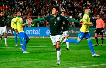 La selección Bolivia espera clasificar por cuarta vez a un Mundial de fútbol, luego de hacerlo en las ediciones de 1930, 1950 y 1994). FOTO AFP
