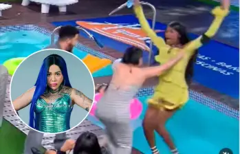 Yina Calderón fue expulsada del reality tras agredir a su compañera ‘La Piry’ durante una discusión. FOTO: redes sociales. 