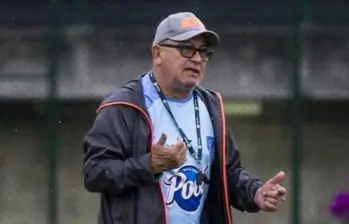 El técnico vallecaucano Alberto Suárez quien dirige a Envigado y sueña con regresarlo a la A, habló sobre el caso de Jhon Jáder Durán. FOTO JULIO CÉSAR HERRERA
