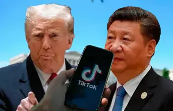 La decisión final no solo marcará el futuro de la aplicación en Estados Unidos, sino también el pulso de la relación comercial entre Washington y Pekín. FOTO: Getty y El Colombiano.