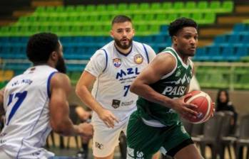 Brandon Weatherspoon volvió a Paisas para disputar la semifinal de la Liga Profesional de Baloncesto con la ilusión del alcanzar el bicampeonato. FOTO CAMILO SUÁREZ 