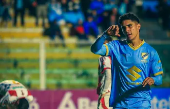 Daniel Cataño, de 33 años, ya impone calidad en el fútbol de Bolivia. FOTO: INSTRAGRAM BOLÍVAR