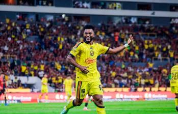 Miguel Borja suma cinco goles en cuatro partidos con el América. FOTO: TOMADA @ClubAmerica