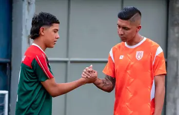 El delantero Camilo Falcao Botello, goleador de Arauca en el Babyfútbol y campeón de ese torneo, se unió a la disciplina de la Cantera de Héroes, donde espera alcanzar sus sueños. FOTO CORTESÍA ENVIGADO 