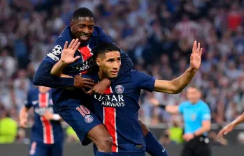 El marroquí Achraf Hakimi abrió el marcador en la final de la Champions-2025. FOTO X-CHAMPIONS