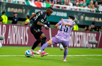 El futbolista colombo-mexicano Julián Quiñonez anotó el primer gol del Mundial de Norteamérica. Foto: Juan Antonio Sánchez