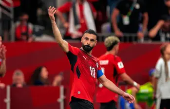  Mohamed Salah, figura de Egipto en el triunfo ante Nueva Zelanda. FOTO X-@EgyptNT_EN