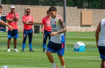 Gustavo Puerta se ha venido ganando un lugar entre los titulares de la Selección Colombia. FOTO JUAN ANTONIO SÁNCHEZ