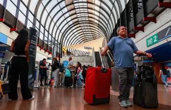La operación en el José María Córdova se vio afectada durante las primeras horas de la mañana de este martes. FOTO: EL COLOMBIANO
