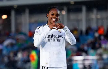 Linda Caicedo llegó a tres asistencias en esta temporada de la Liga F española. FOTO: Tomada de X @realmadridfem