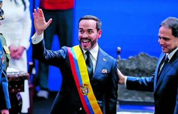 Abelardo de la Espriella durante su posesión como presidente de la República, el pasado 7 de agosto. FOTO Presidencia 