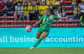 La arquera Luisa Agudelo, quien milita en el Deportivo Cali, fue llamada a última hora para integrar la Selección Colombia para Copa América. FOTO: Juan Antonio Sánchez