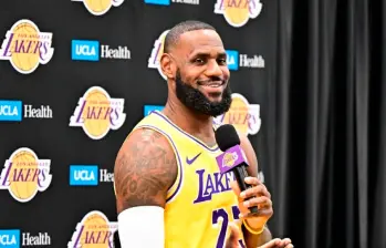 LeBron James, uno de los mejores jugadores en la historia de la NBA. FOTO: AFP