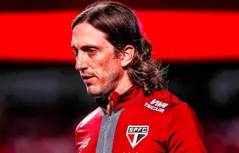 Luis Zubeldía llevó al sao Paulo a los octavos de final de la Libertadores, pero su mal presente en la liga brasileña le costó el puesto. FOTO CORTESÍA SAO PAULO