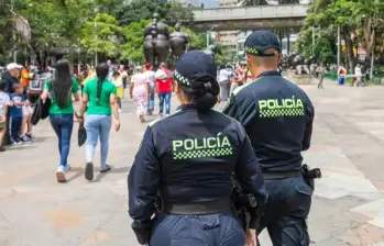 También en el ámbito local de Medellín, uno de los énfasis del gobierno es la seguridad. FOTO: ARCHIVO EL COLOMBIANO